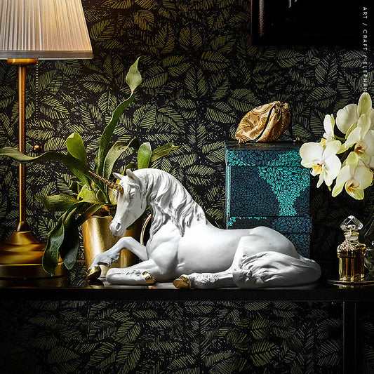 Bring Magic Home: Elegant Unicorn Ornament for Luxurious Interiors
