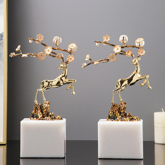 Golden Crystal Bonsai Tree – Elegant Decorative Ornament for Home & Office