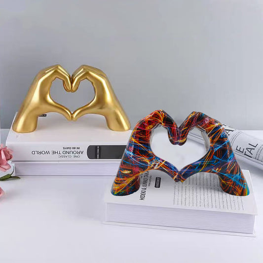 Graffiti love gestures ornament