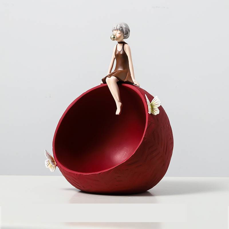 Lovely bubble gum girl ornaments