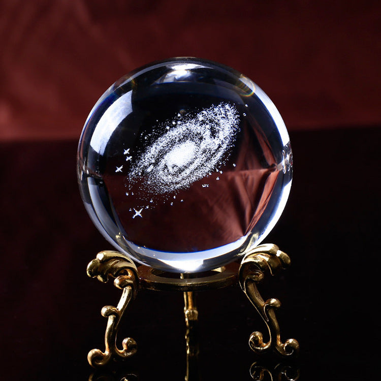 Milky way crystal ball ornament