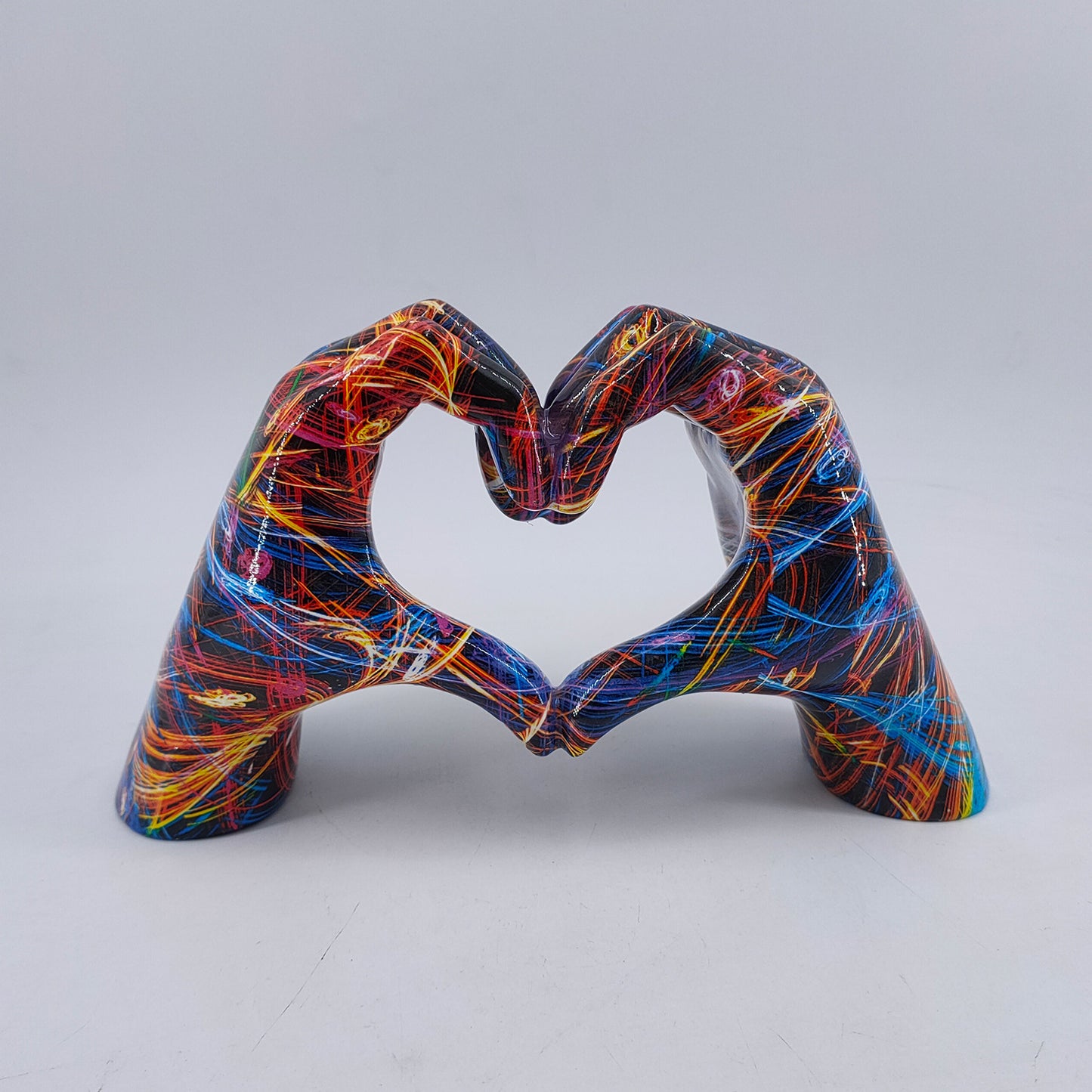 Graffiti love gestures ornament