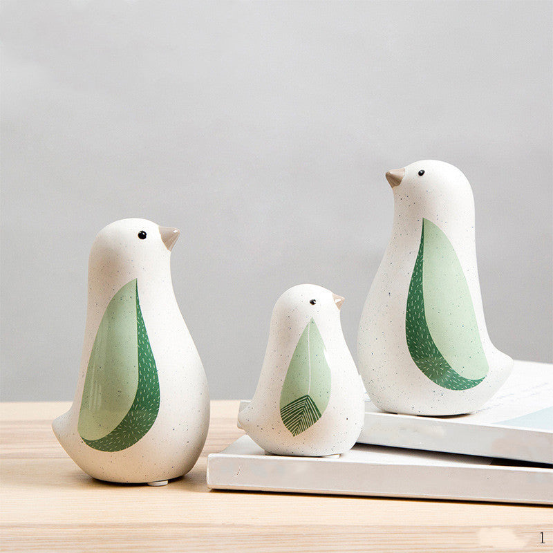 Cute bird ornaments