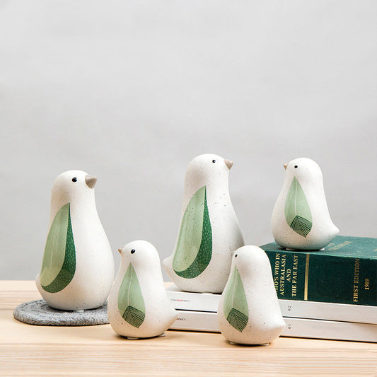 Cute bird ornaments