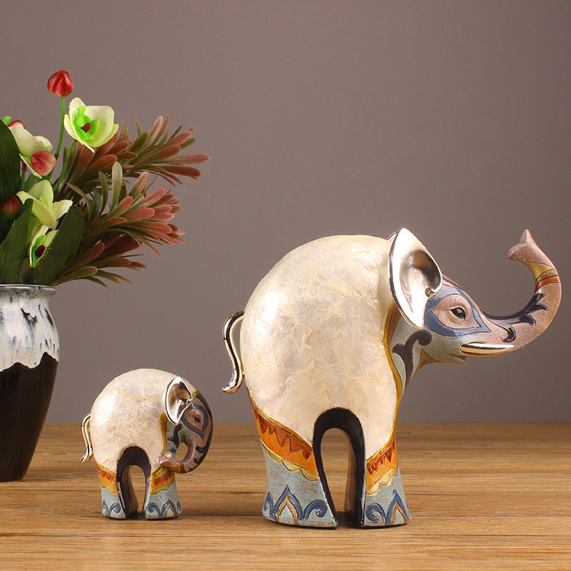 Elephant family ornament