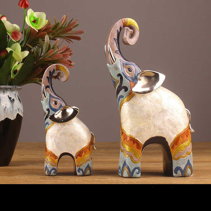 Elephant family ornament