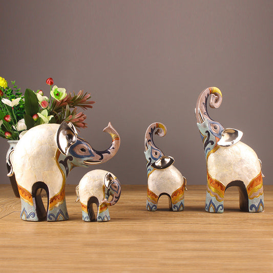 Elephant family ornament