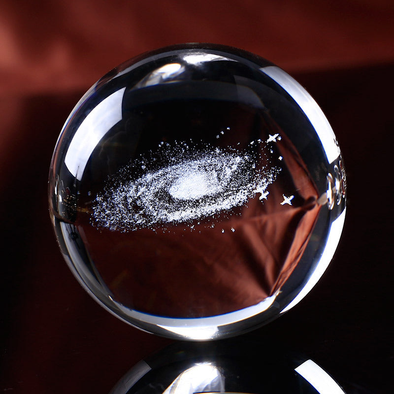 Milky way crystal ball ornament