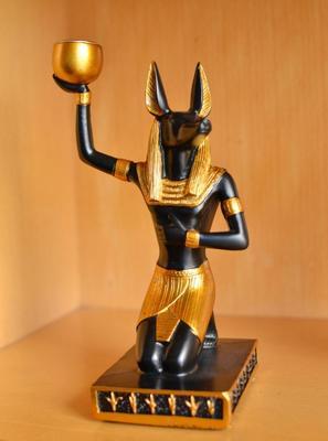 Egyptian anubis dog ornament