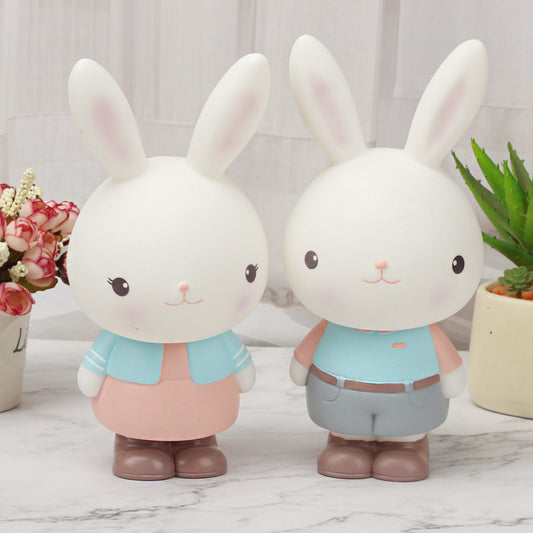 Bunny couple ornament