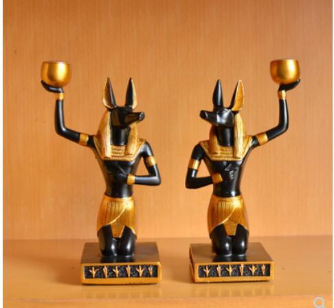 Egyptian anubis dog ornament