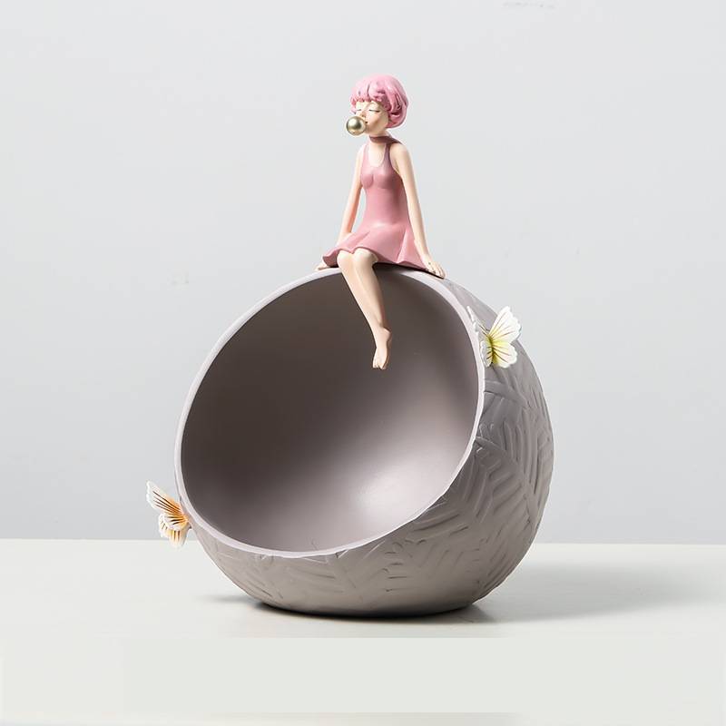 Lovely bubble gum girl ornaments