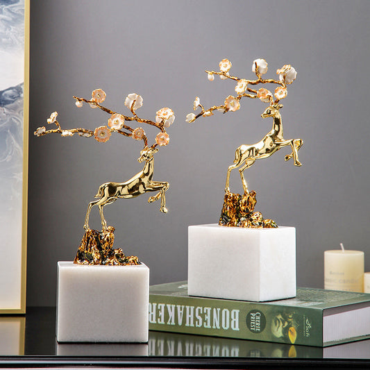 Golden Crystal Bonsai Tree – Elegant Decorative Ornament for Home & Office