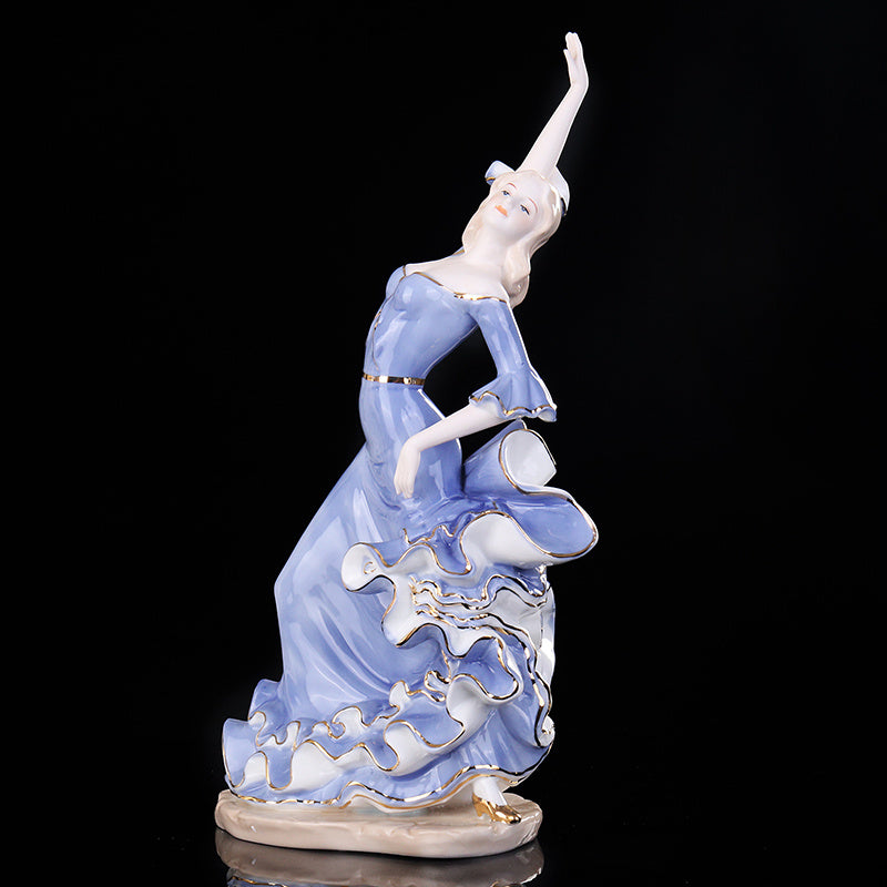 Dancing elegant lady ornament