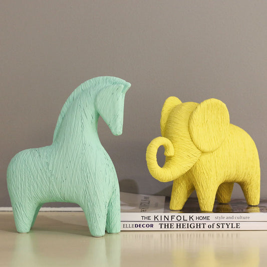 Cute elephant & horse ornaments