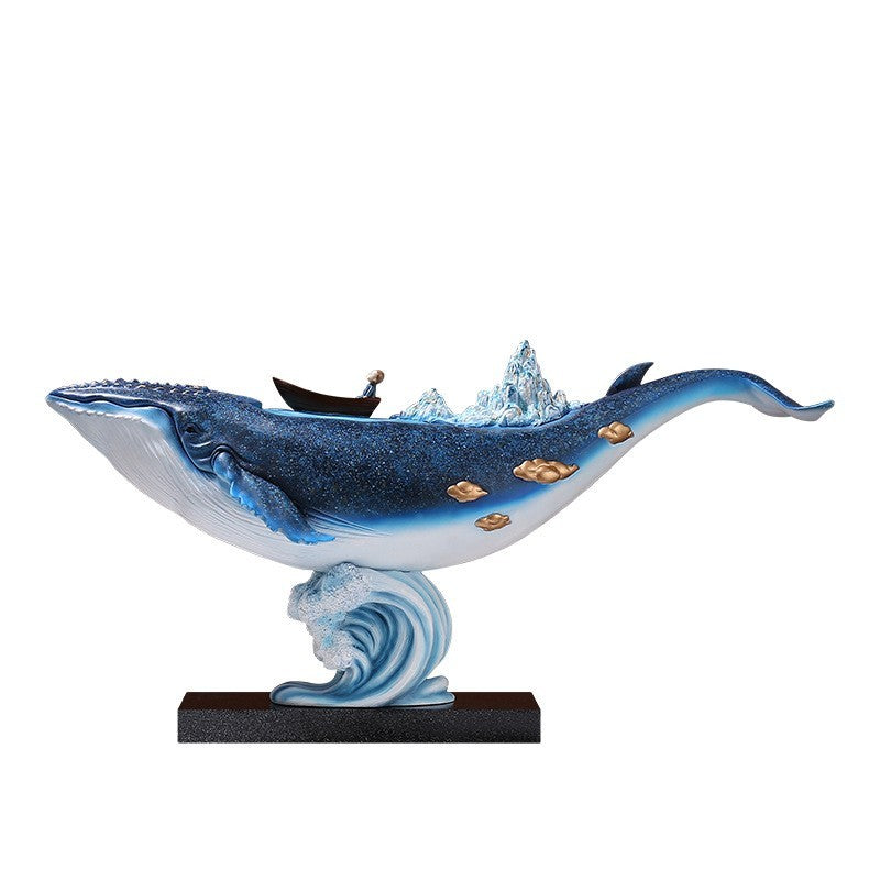 Whale ornament