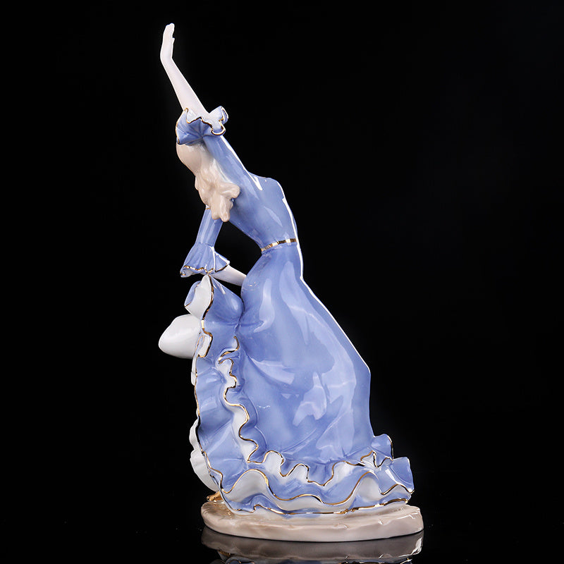 Dancing elegant lady ornament