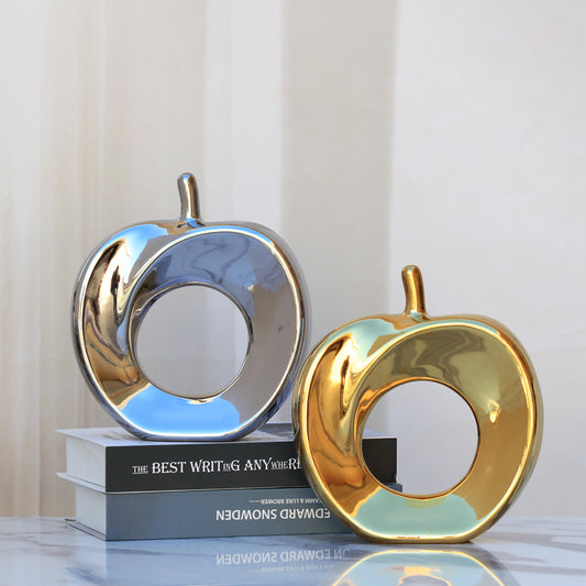 Golden apple ornament