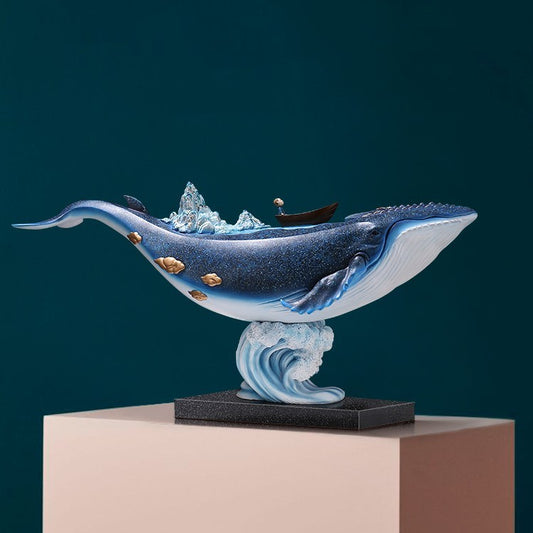 Whale ornament