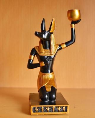 Egyptian anubis dog ornament