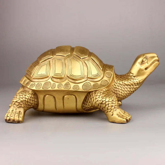 Gold turtle ornaments