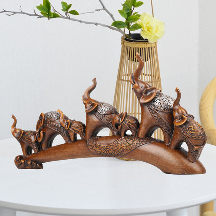 Elephant big family ornament