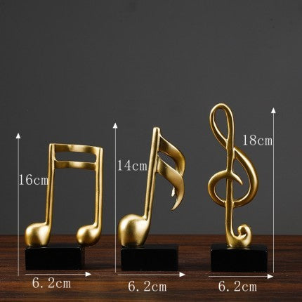 Musical note ornaments