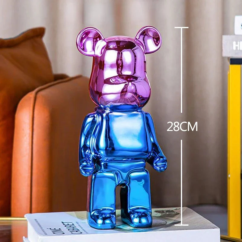 Colorful bear ornament