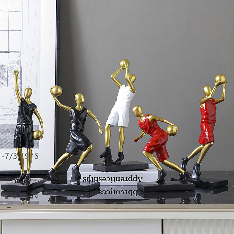 Basketball player ornaments