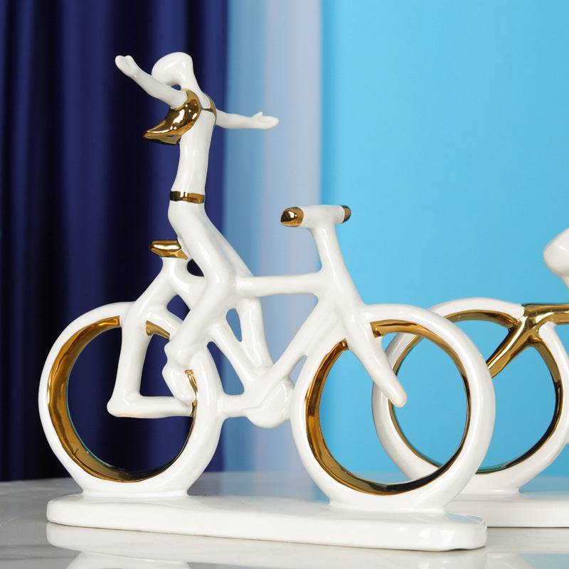 Cyclist ornaments