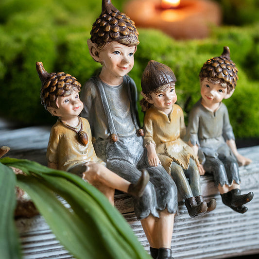 Forest children ornament