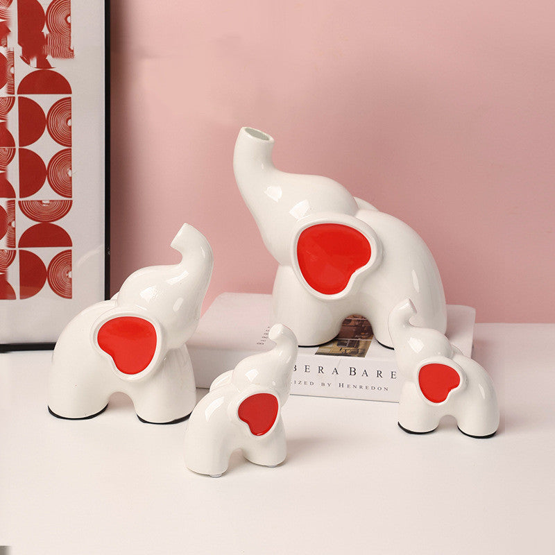 Lovely elephant family ornament