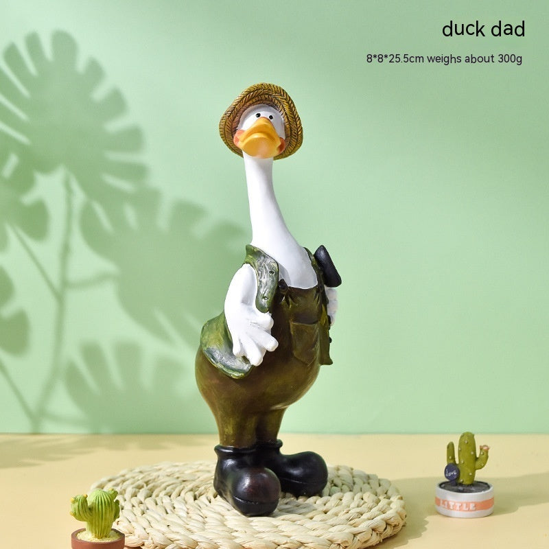 Lovely duck couple ornament