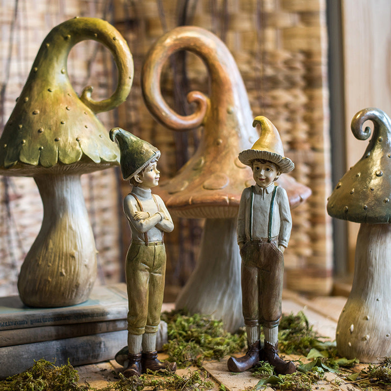 Mushroom forest boys ornaments