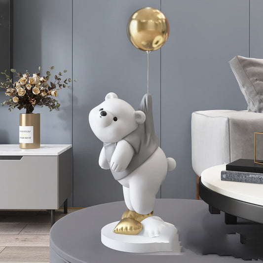 Cute balloon bear ornament