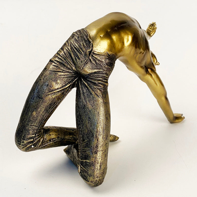 Dancing gold man ornament